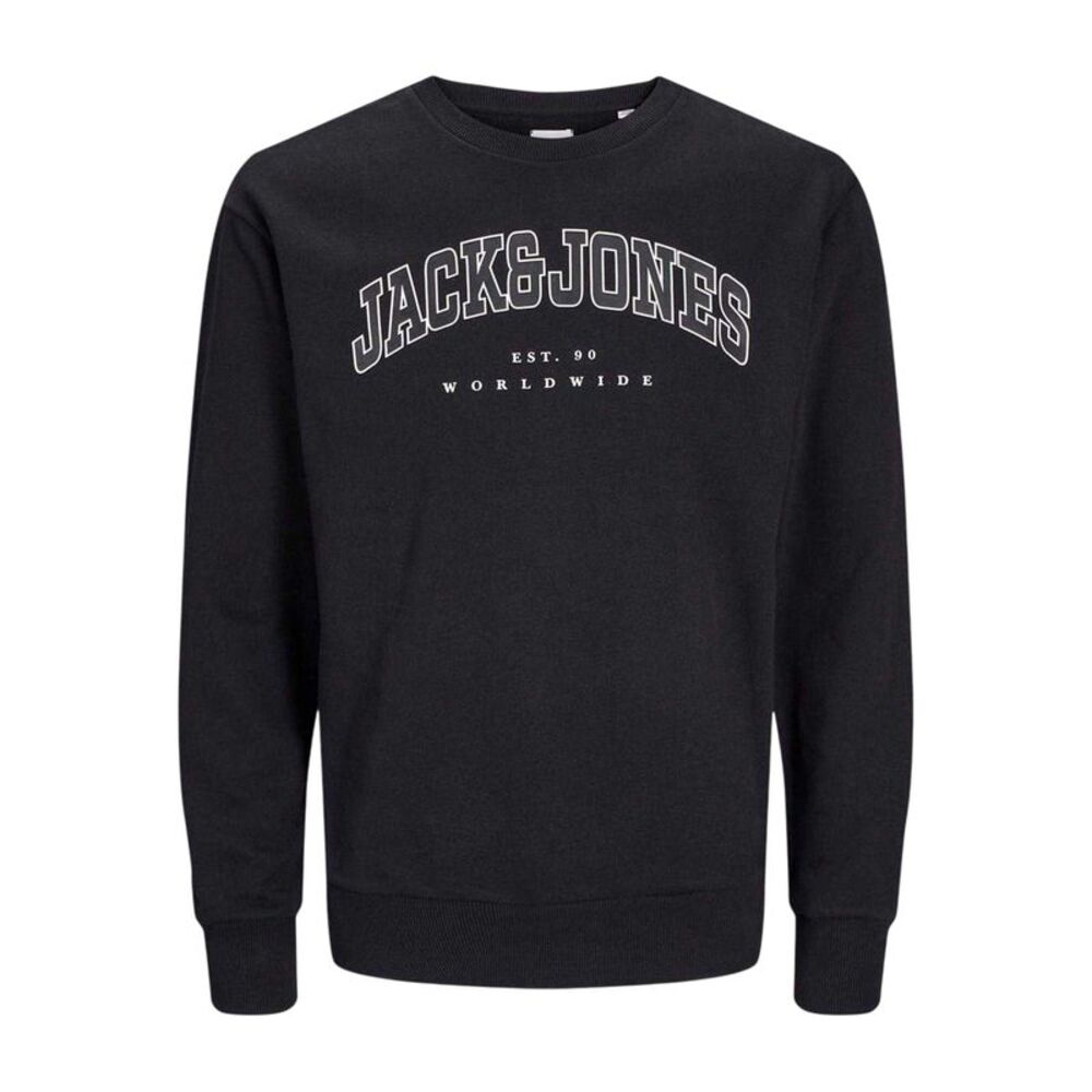 Jack And Jones Boys Varsity Long-Sleeved Sweatshirt / Black